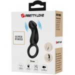 PRETTY LOVE - TRAE RING  VIBRATOR BLACK